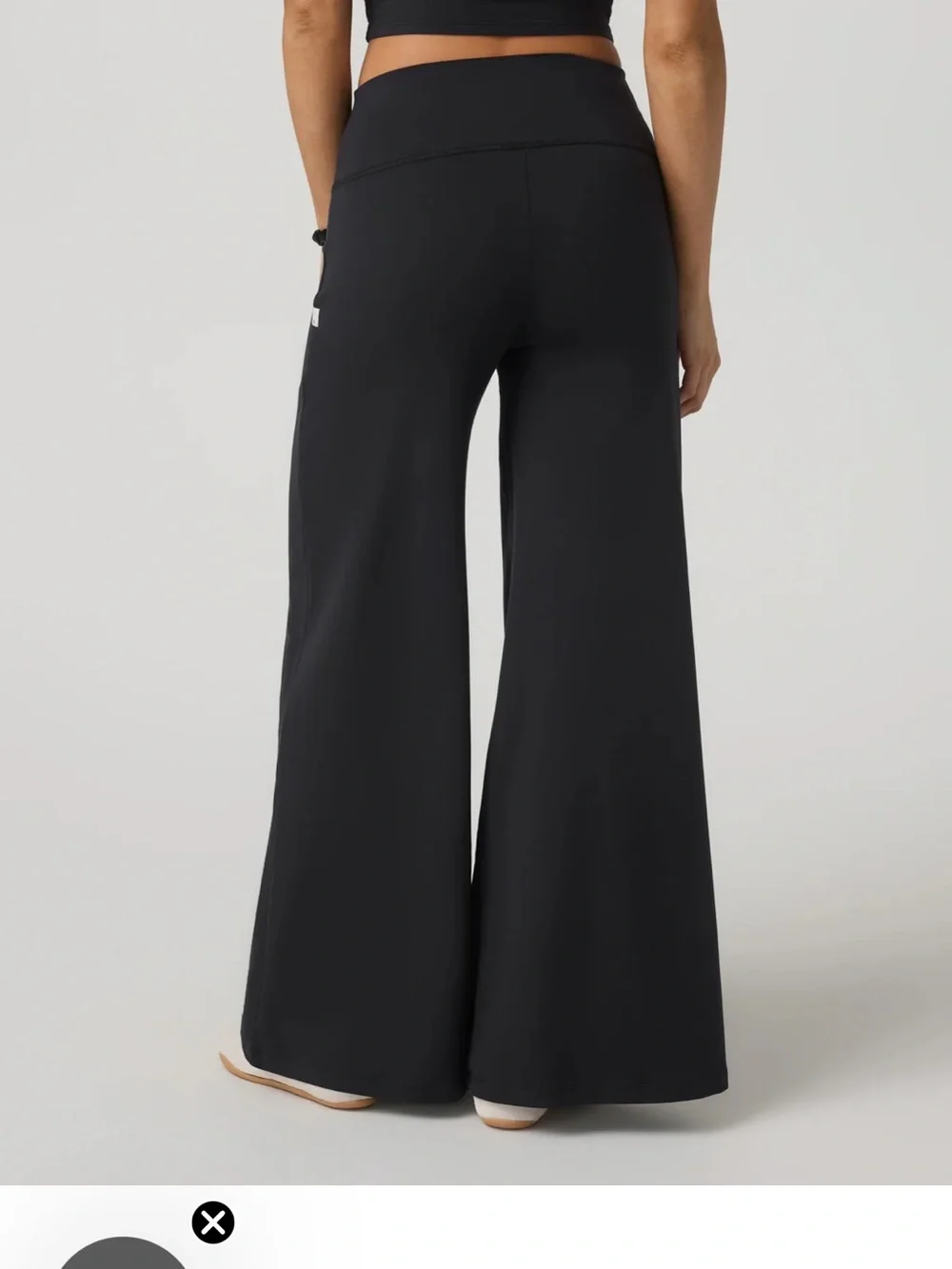Vuori Halo Easy Black Wide Leg Lounge Pants - Picture 3 of 6